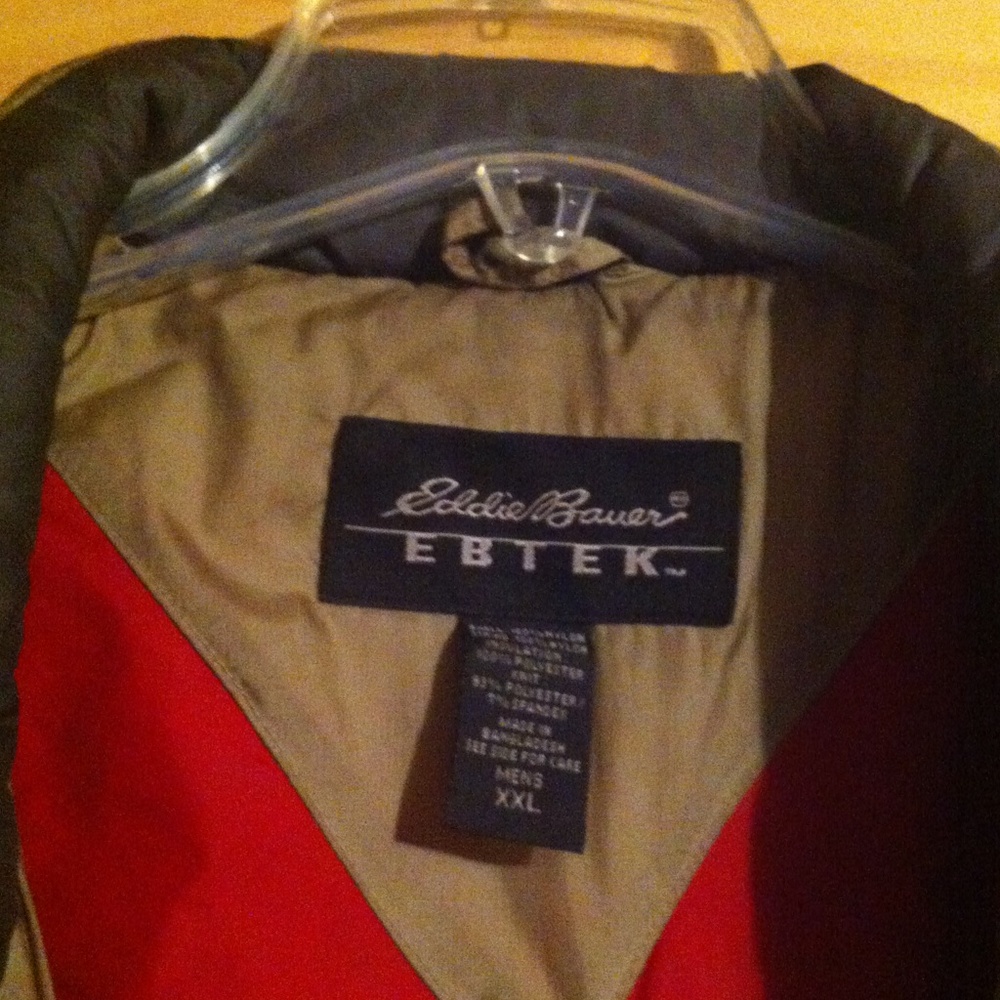 BUNDLED. Eddie Bauer puffy vest.  Size XXL